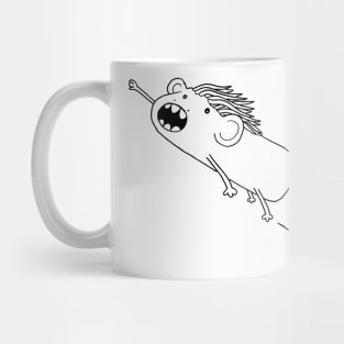 super mouse (black) Mug